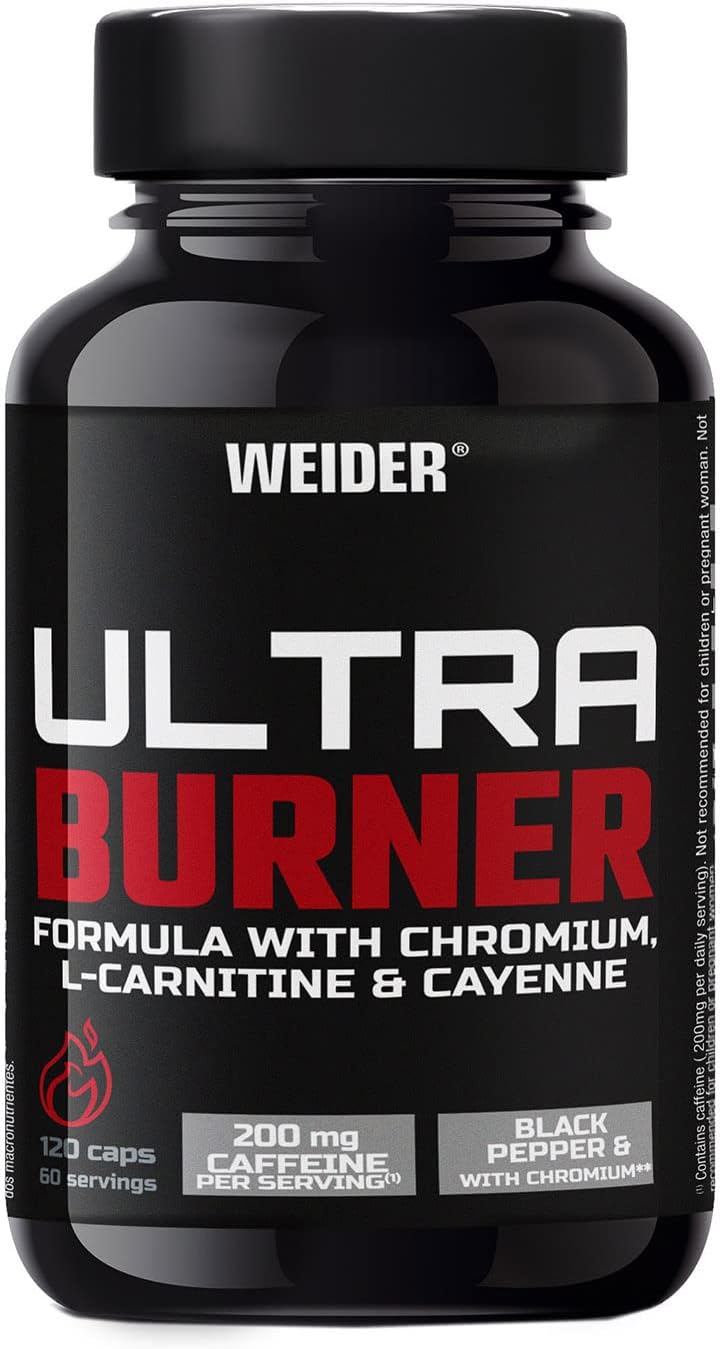 Weider Nutrition Queimador de gordura, vegano, glúten free, 120 cápsulas, pack de 1