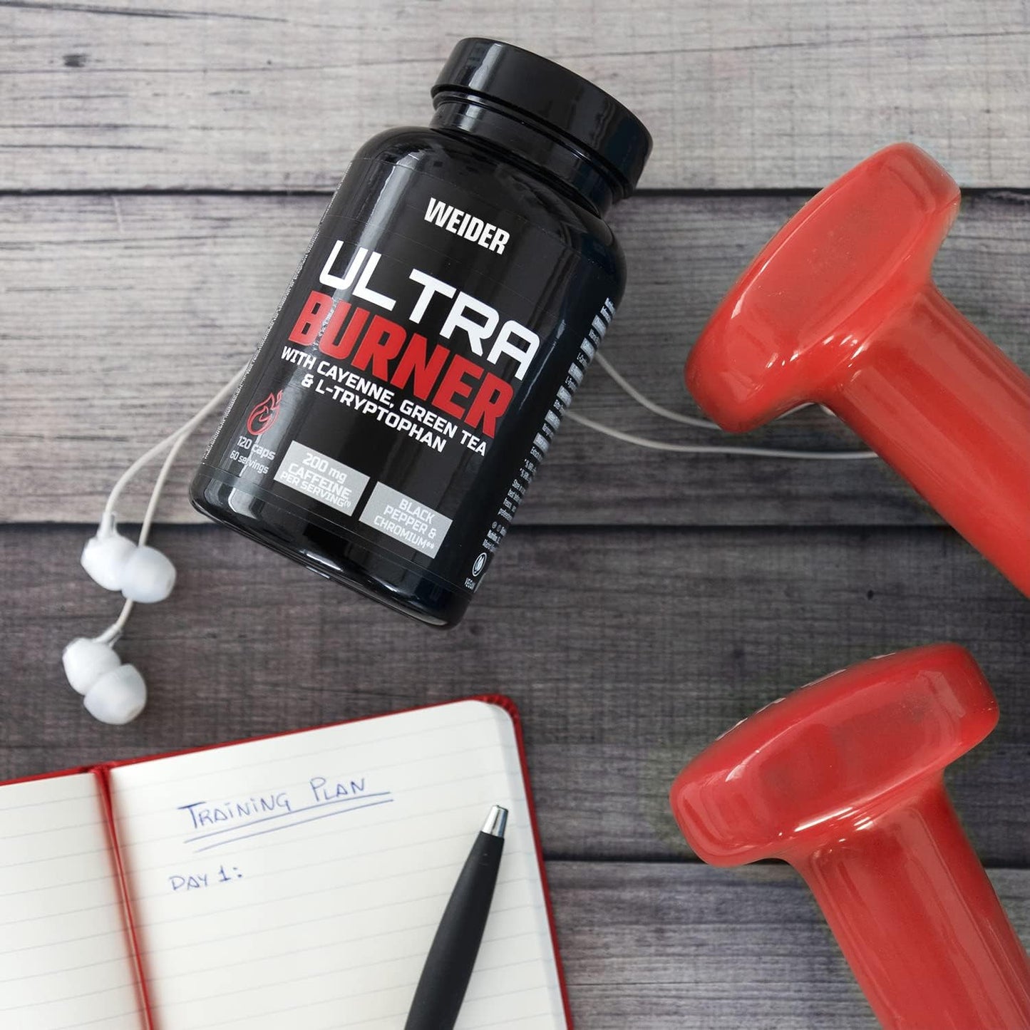 Weider Nutrition Queimador de gordura, vegano, glúten free, 120 cápsulas, pack de 1