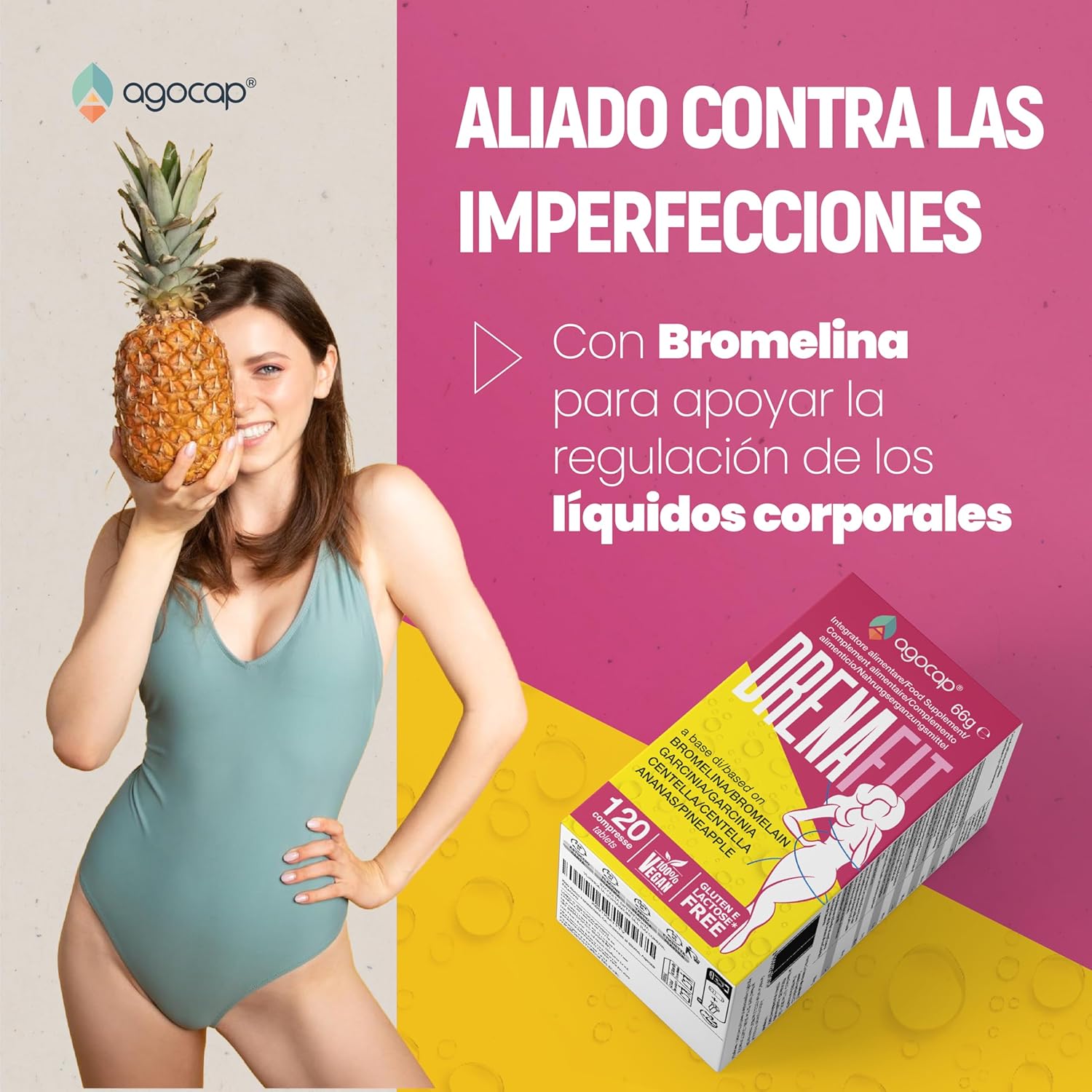 Queima gorduras potente para adelgaçar, rápido e eficaz. Emagrecimento rápido e eficaz mulher com bromelina, centella asiática, garcinia cambogia e l carnitina Drenante e diurético queima gorduras,